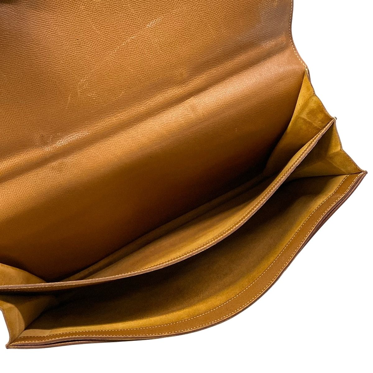 Hermes Business Bag Sac Depeche Brown Leather — view 7