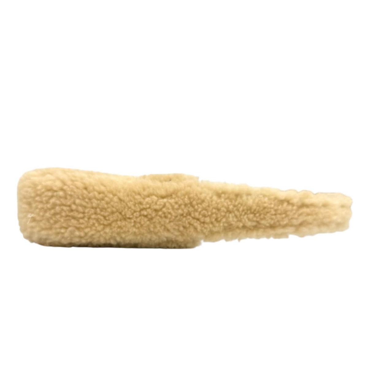 Saint Laurent Paris le 5 7 Shearling Suede Leather Mini Hobo Fleece — view 4