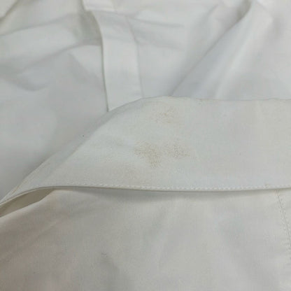 Celine Three Quarter Sleeve Shirt Blouse M White 38 — view 6