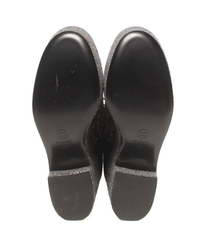 Chanel Platform Shoes Tweed — view 6