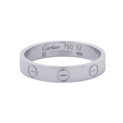 Cartier Ring Love SM Small Model 18k White Gold