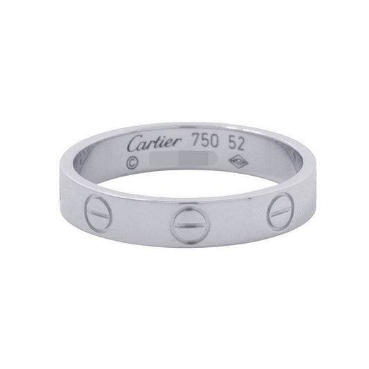 Cartier Ring Love SM Small Model 18k White Gold