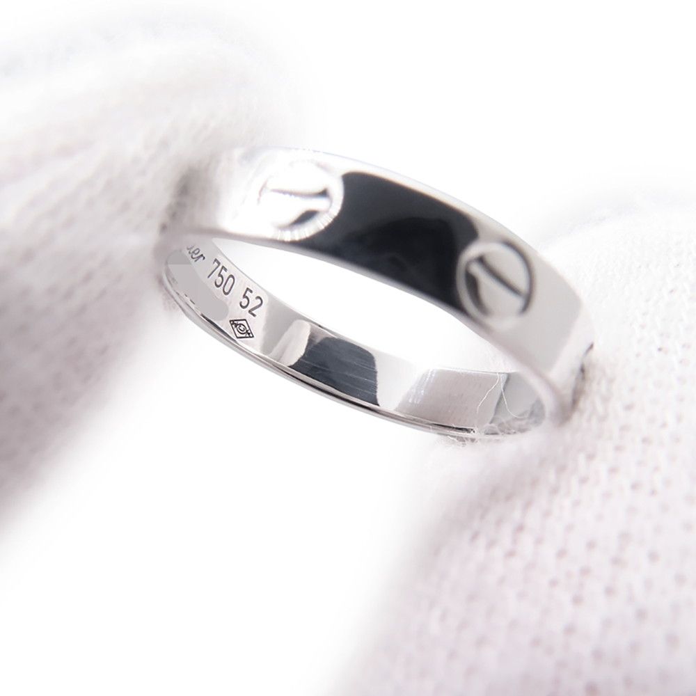 Cartier Ring Love SM Small Model 18k White Gold — view 7