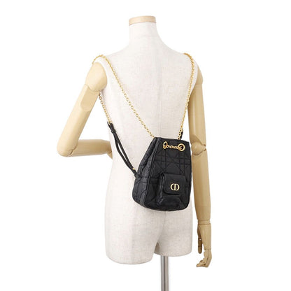 Dior Backpack Caro Lambskin Black — view 4