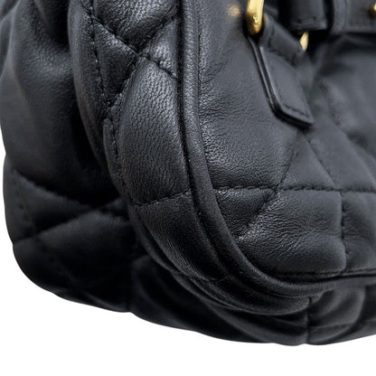 Dior Backpack Caro Lambskin Black — view 7