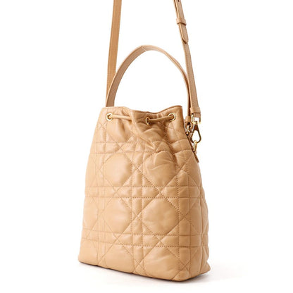 Dior Caro Small Bucket Bag Lambskin 2-Way — view 2
