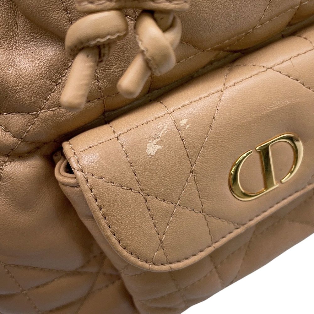 Dior Caro Small Bucket Bag Lambskin 2-Way — view 7