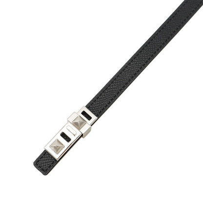 Hermes Belt Collier de Chien Cles Black Silver Swift Epsom — view 5