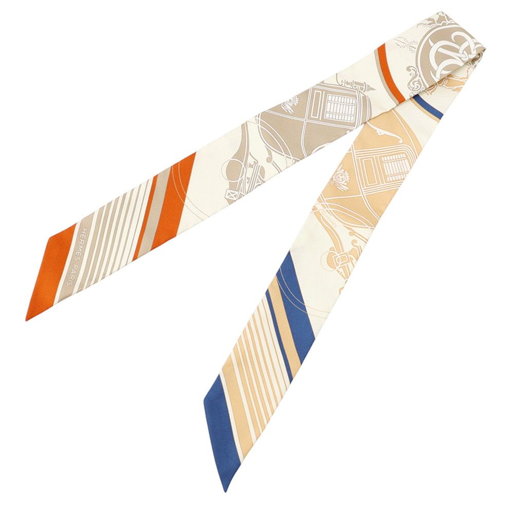 Hermes Scarf Twilly Ex-Libris Silk Twill — view 2