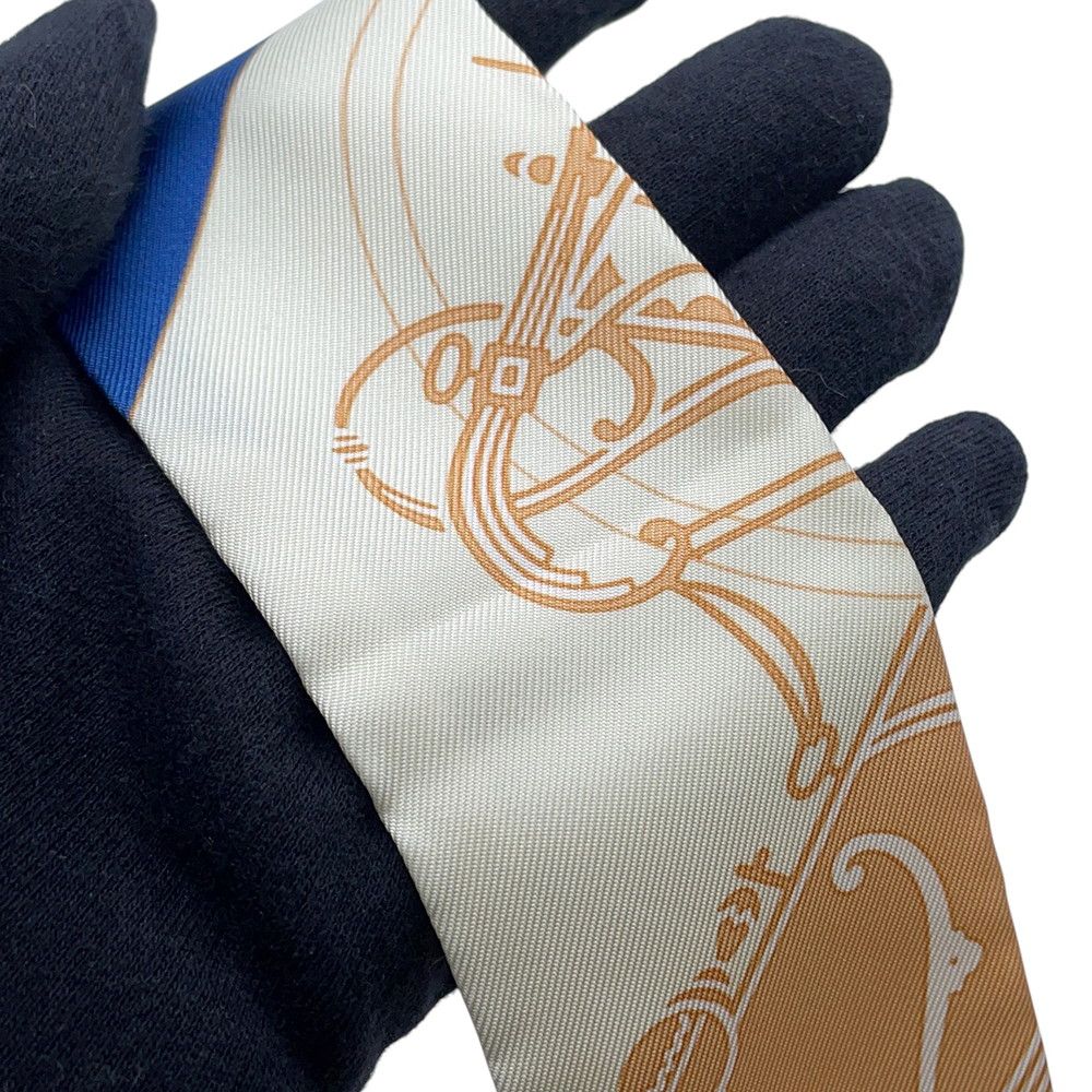 Hermes Scarf Twilly Ex-Libris Silk Twill — view 5