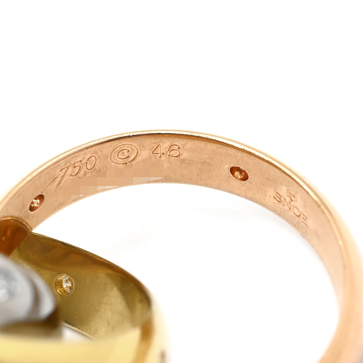 Cartier Ring Trinity Constellation Diamond White Gold Yellow Pink 46 — view 5