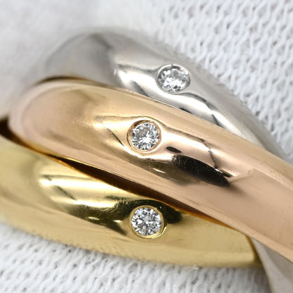 Cartier Ring Trinity Constellation Diamond White Gold Yellow Pink 46 — view 7