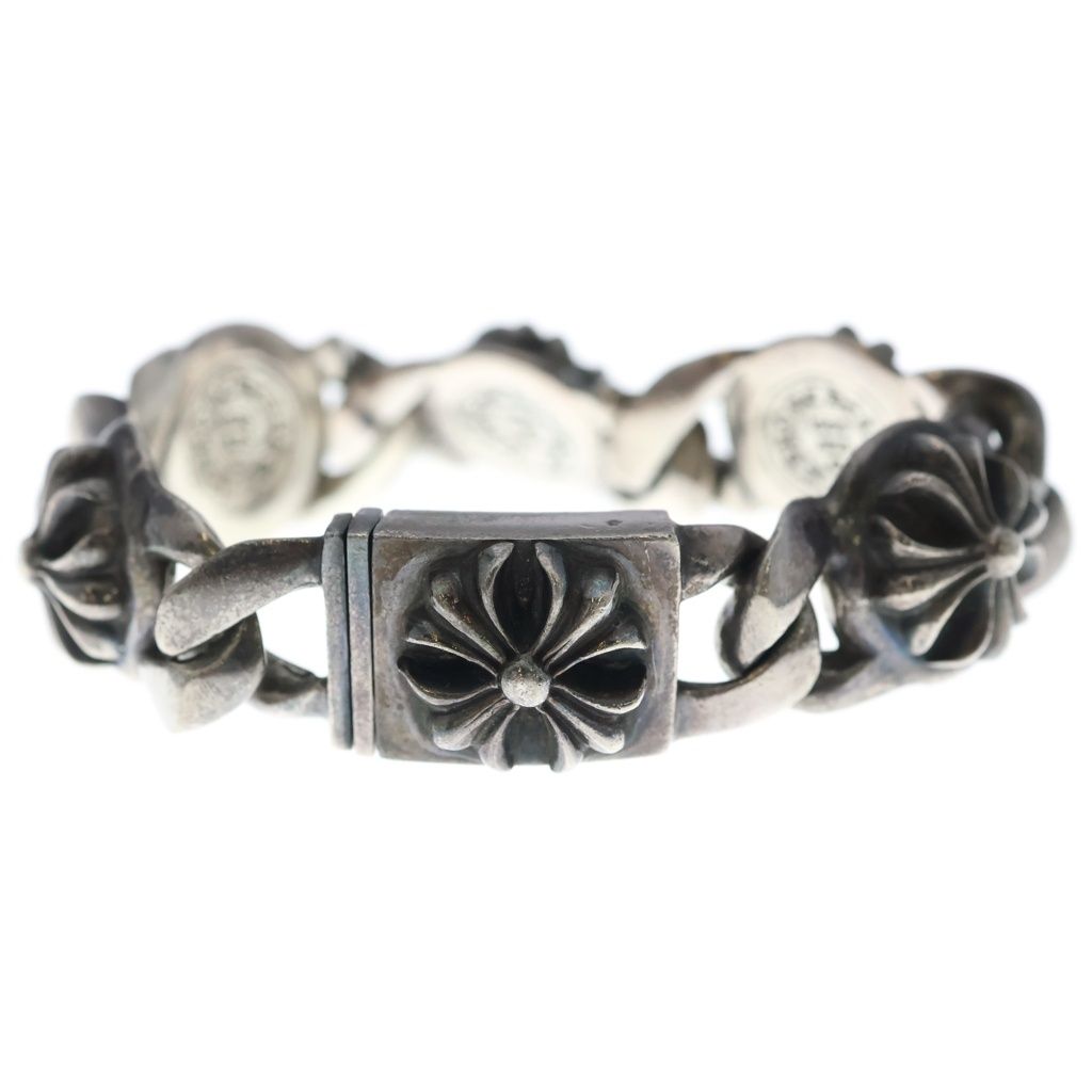 Chrome Hearts Cross Link Bracelet Silver — view 3