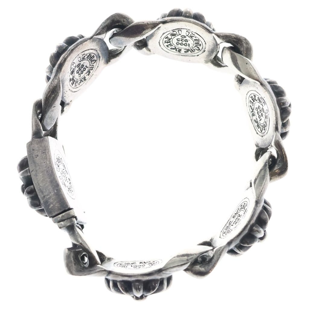Chrome Hearts Cross Link Bracelet Silver — view 2