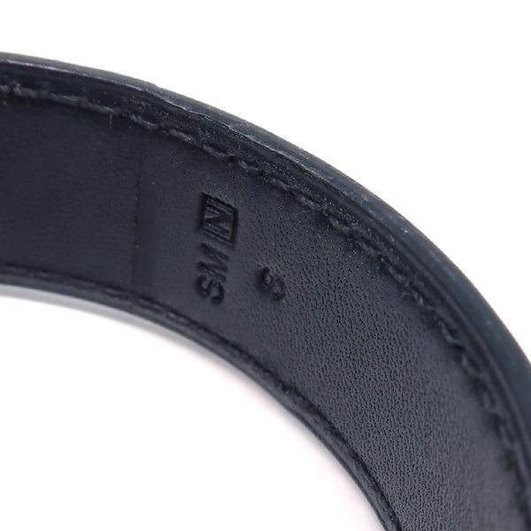 Hermes Leather Bangle Astral Bracelet Black — view 6