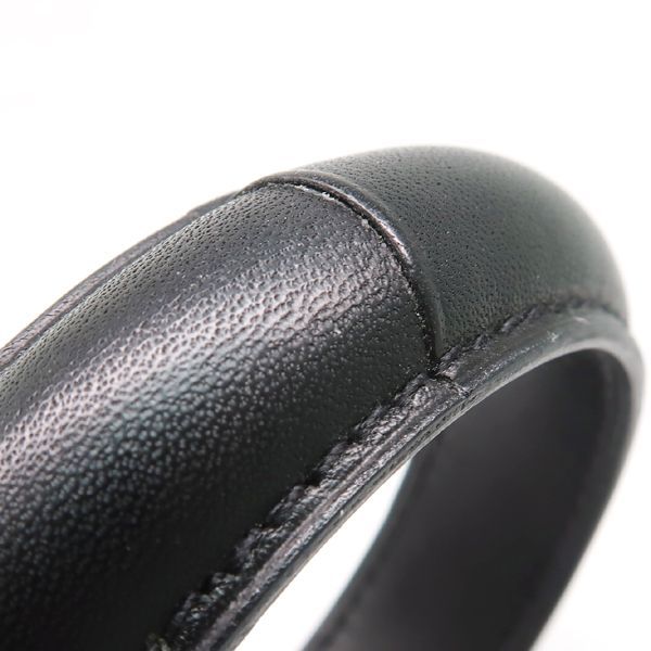 Hermes Leather Bangle Astral Bracelet Black — view 4