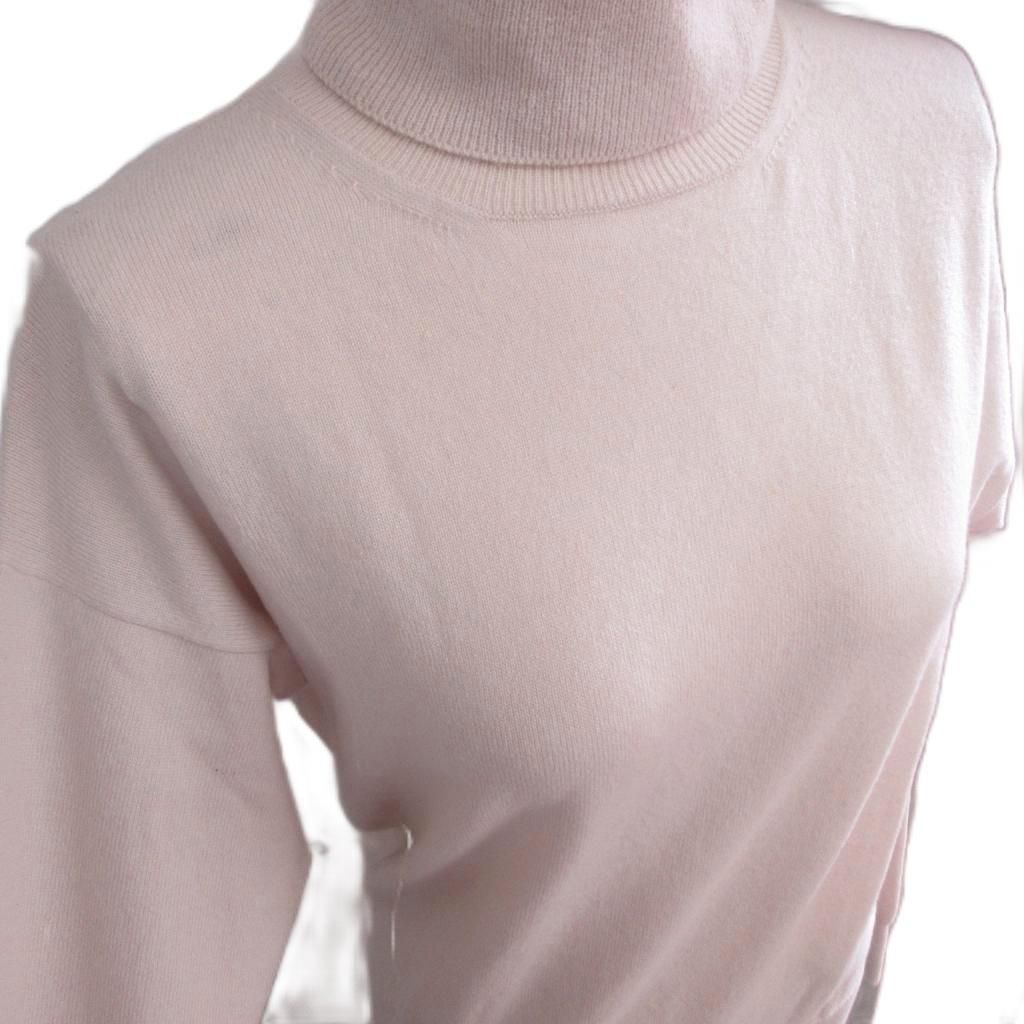 Hermes Martin Margiela Era Knit Sweater Cashmere 38 Turtleneck Long Sleeve Ivory — view 5