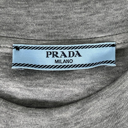Prada Frankenstein Rose Sweatshirt Gray — view 6