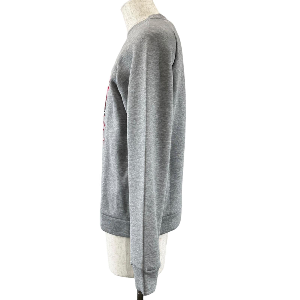 Prada Frankenstein Rose Sweatshirt Gray — view 3