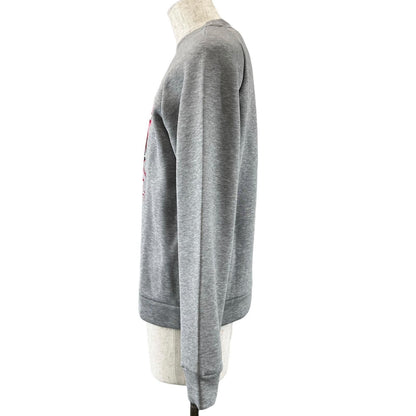 Prada Frankenstein Rose Sweatshirt Gray — view 3