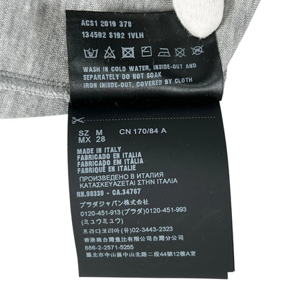 Prada Frankenstein Rose Sweatshirt Gray — view 8