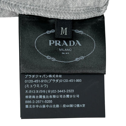 Prada Frankenstein Rose Sweatshirt Gray — view 7