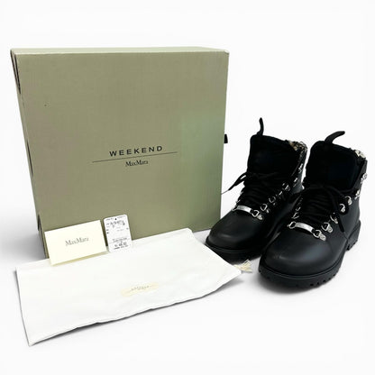 Max Mara Weekend Agenzia Boots Rain Shoes Black — view 2