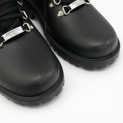 Max Mara Weekend Agenzia Boots Rain Shoes Black — view 7