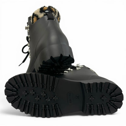 Max Mara Weekend Agenzia Boots Rain Shoes Black — view 8