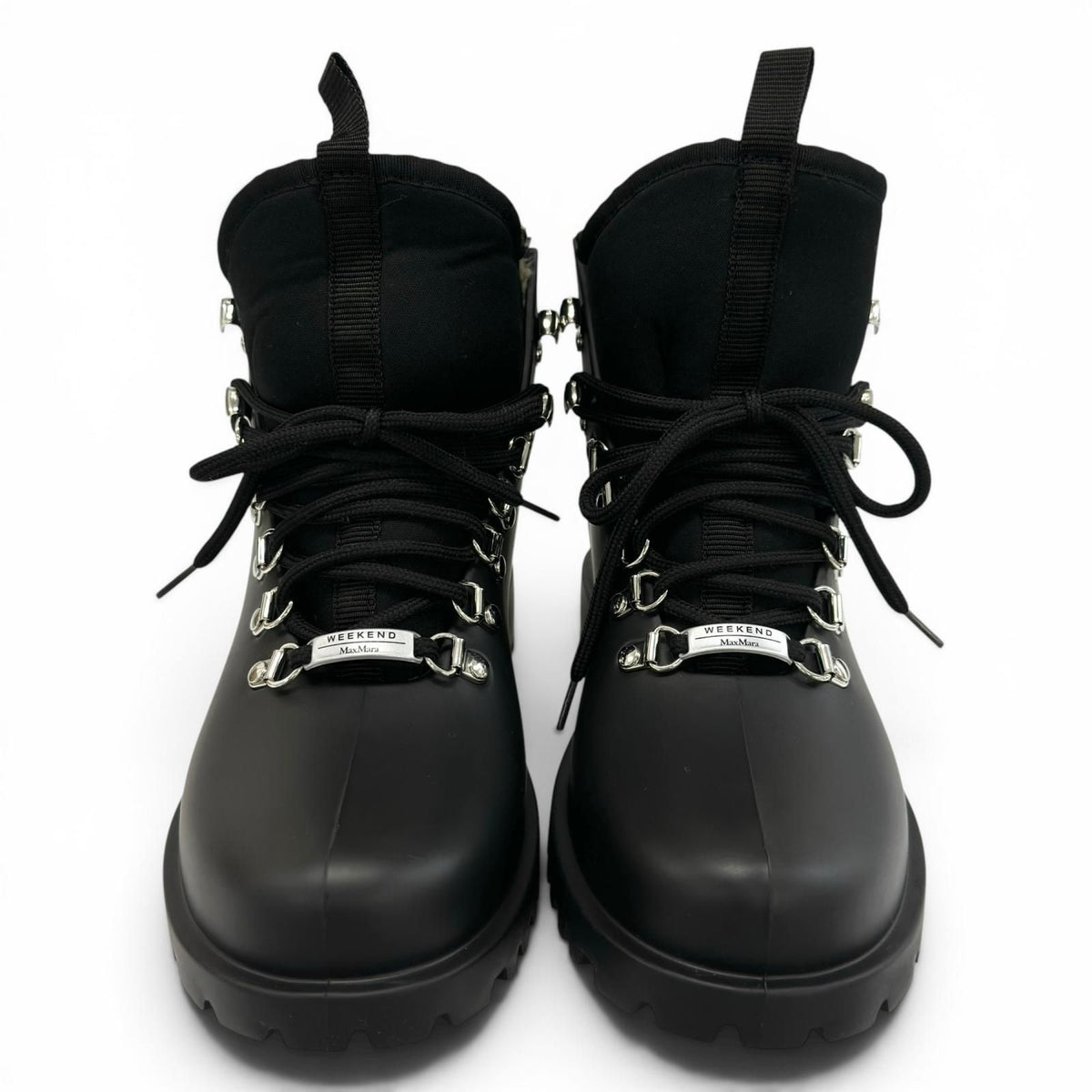 Max Mara Weekend Agenzia Boots Rain Shoes Black — view 3