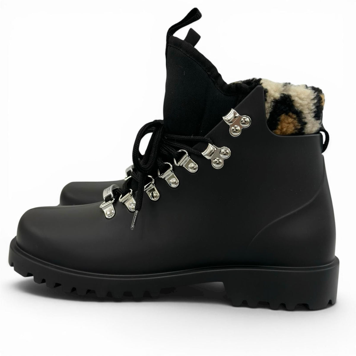 Max Mara Weekend Agenzia Boots Rain Shoes Black — view 4
