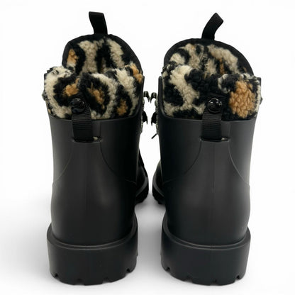 Max Mara Weekend Agenzia Boots Rain Shoes Black — view 6