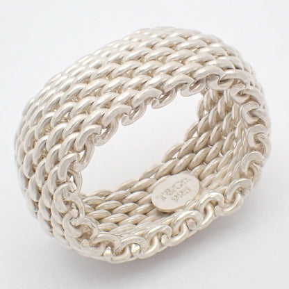 Tiffany & Co Somerset Mesh Ring 925 Sterling Silver — view 4