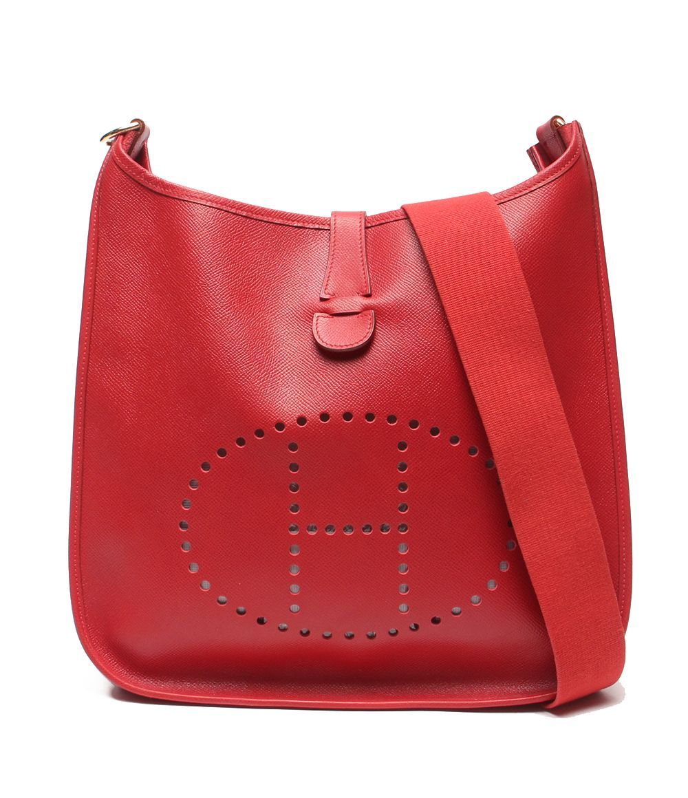 Hermes Shoulder Bag Crossbody Gold Evelyne 1 PM