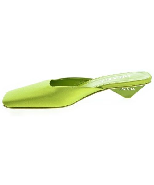 Prada Pumps Heels Green — view 4