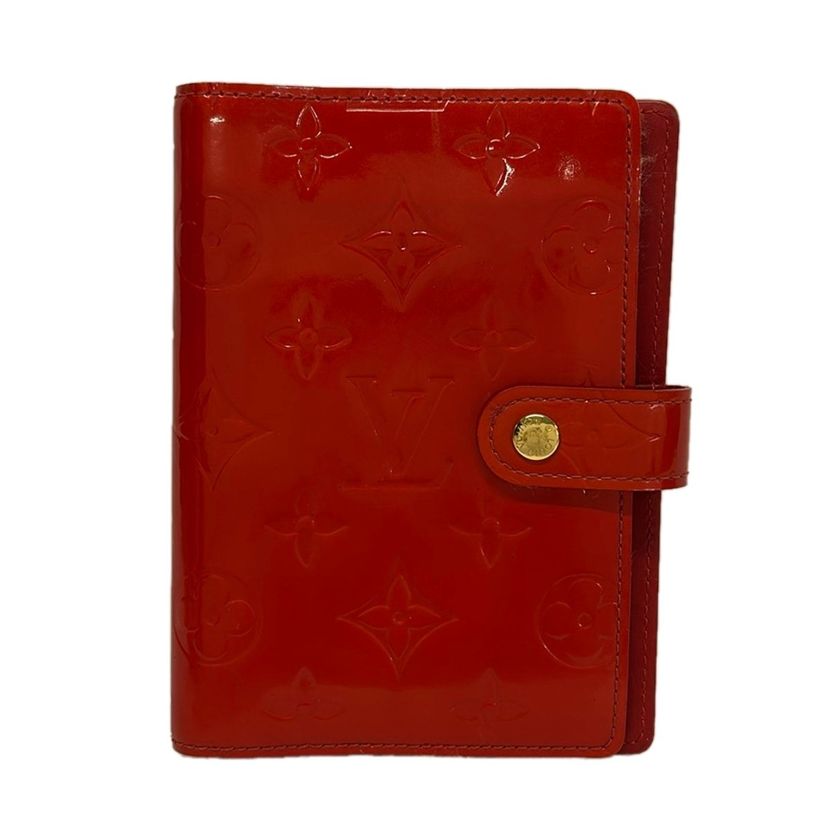 Louis Vuitton Agenda Monogram Vernis PM Rouge Red Leather