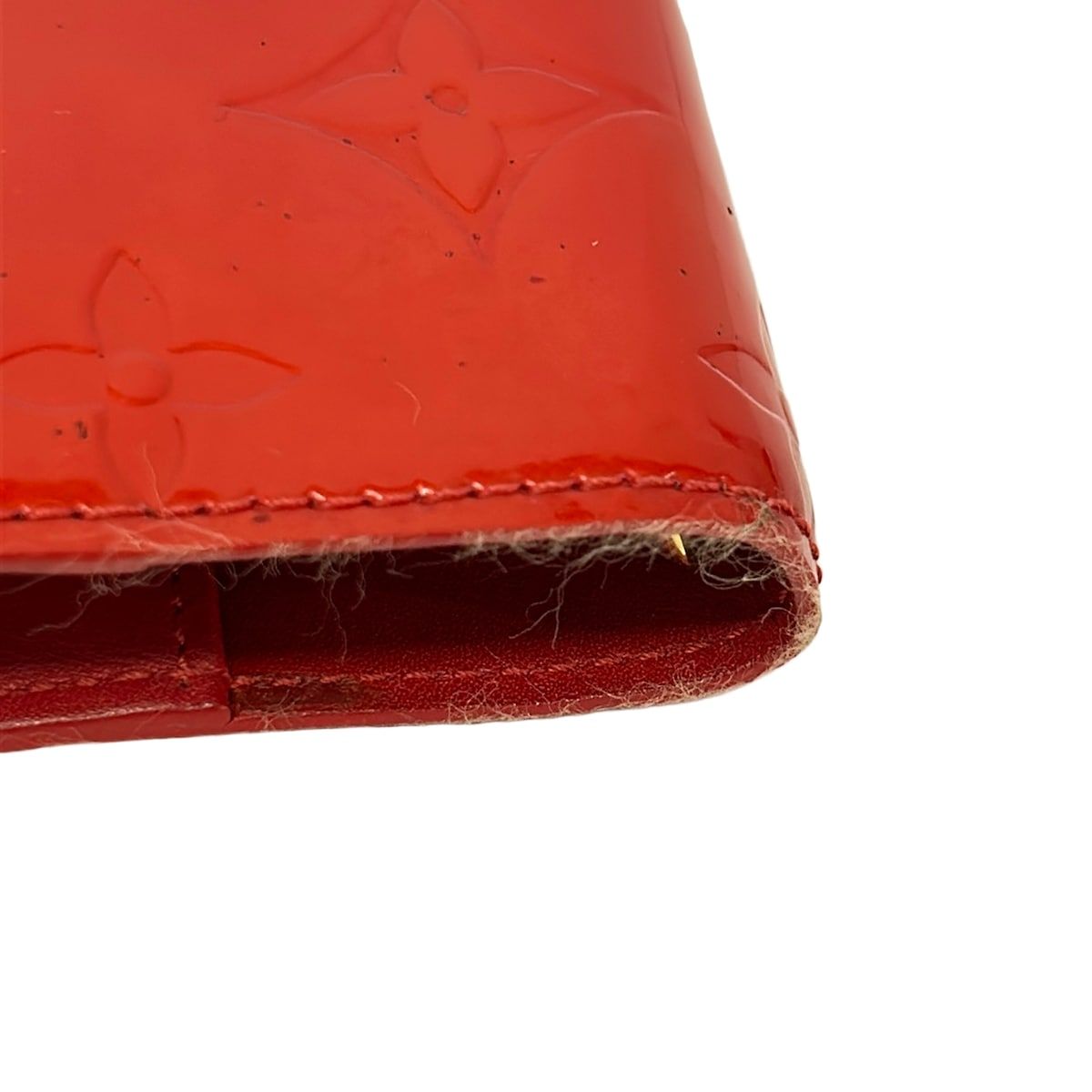 Louis Vuitton Agenda Monogram Vernis PM Rouge Red Leather — view 7