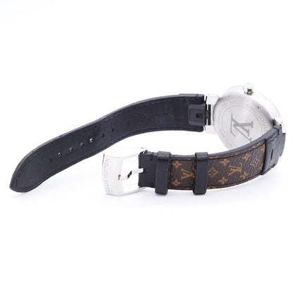Louis Vuitton Tambour Slim Brown Dial Watch — view 4