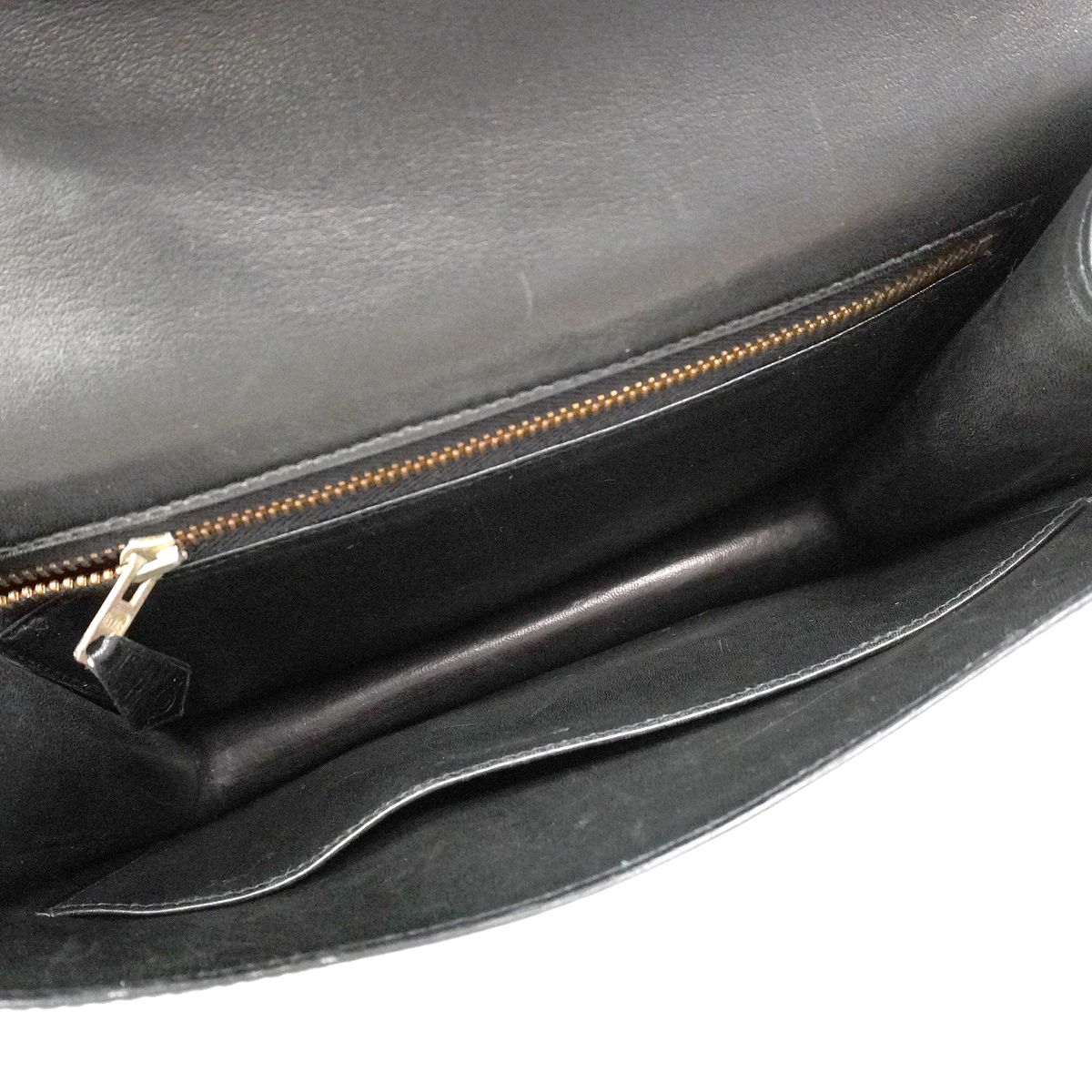 Hermes Shoulder Bag Constance 23 Box Calf Black Gold — view 4