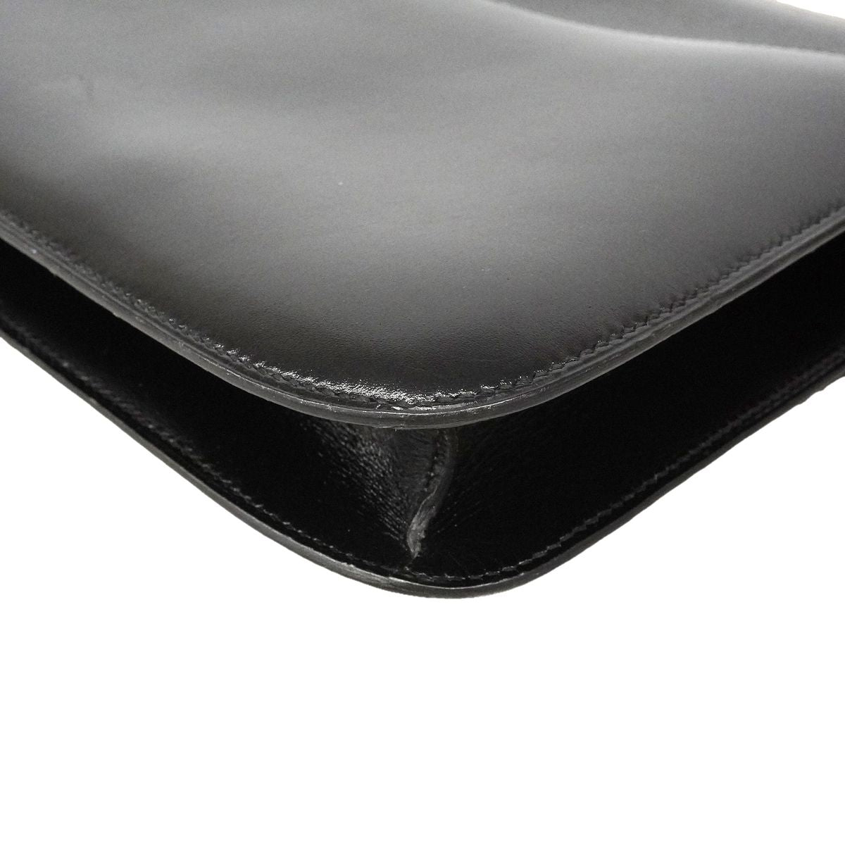 Hermes Shoulder Bag Constance 23 Box Calf Black Gold — view 6