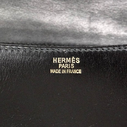 Hermes Shoulder Bag Constance 23 Box Calf Black Gold — view 5