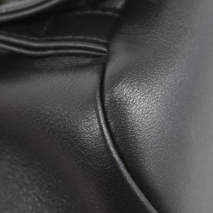 Chanel Backpack Quilted Lambskin Black Champagne Gold — view 6