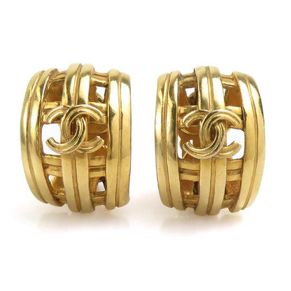 Chanel Earrings CC Logo