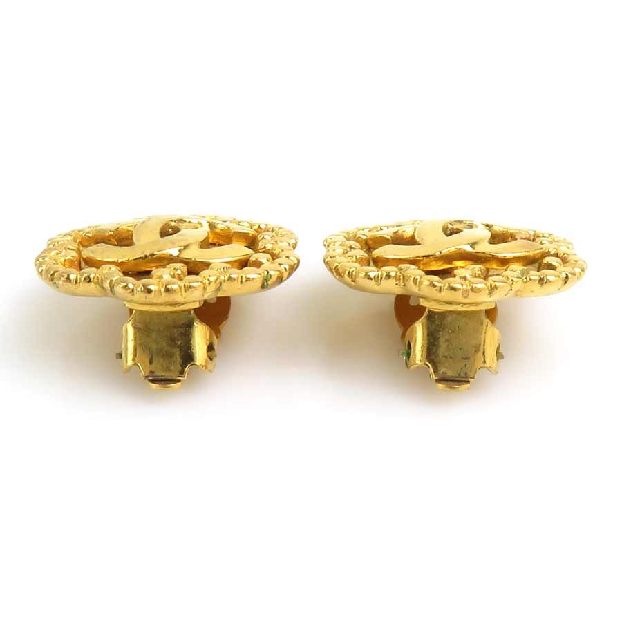 Chanel Earrings CC Logo — view 5