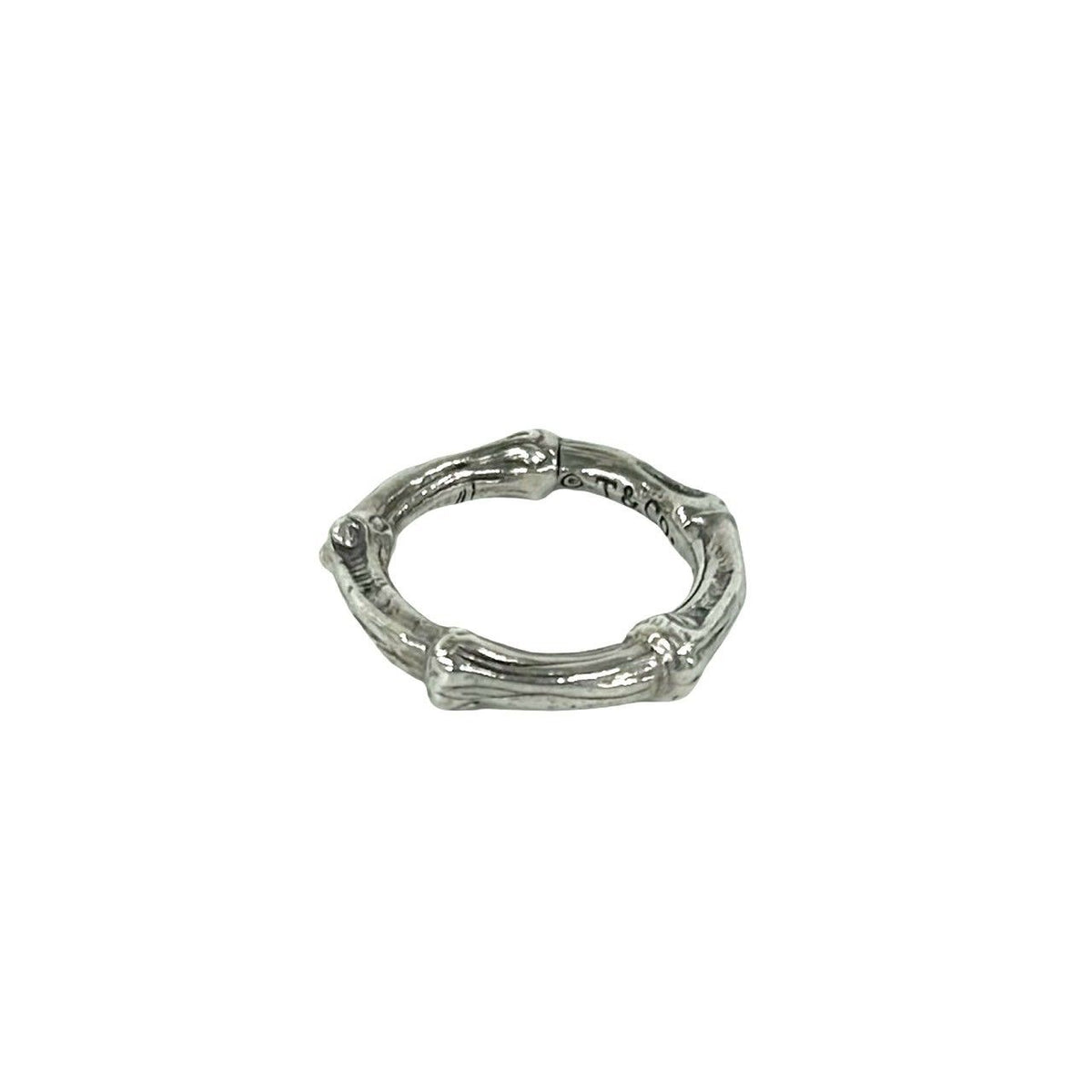 Tiffany & Co Vintage Bamboo 925 Sterling Silver Ring — view 4