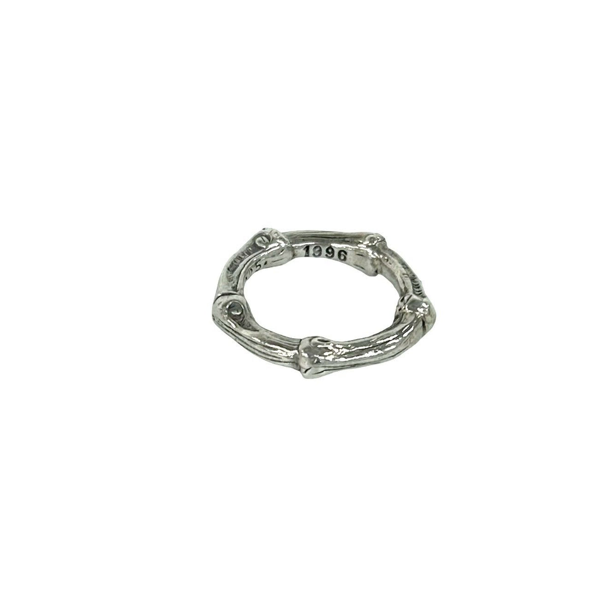 Tiffany & Co Vintage Bamboo 925 Sterling Silver Ring — view 5
