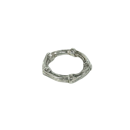 Tiffany & Co Vintage Bamboo 925 Sterling Silver Ring — view 6