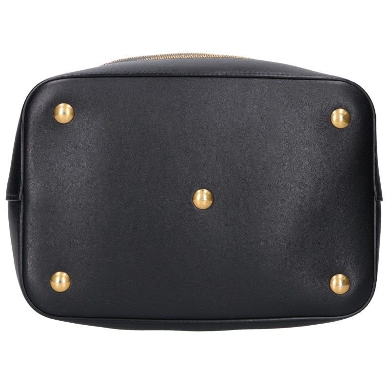 Saint Laurent Paris Studded Bucket 2-Way Shoulder Bag — view 4