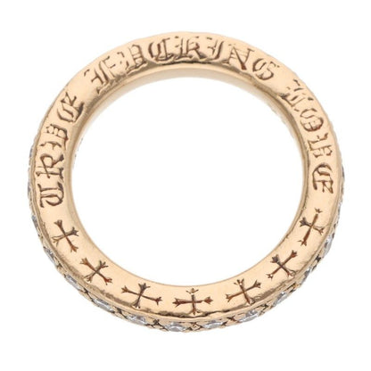 Chrome Hearts Pave Diamond Gold Ring — view 3