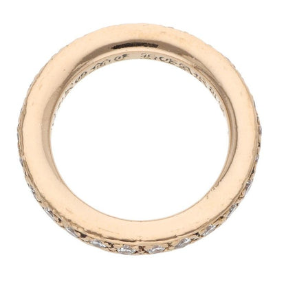 Chrome Hearts Pave Diamond Gold Ring — view 4